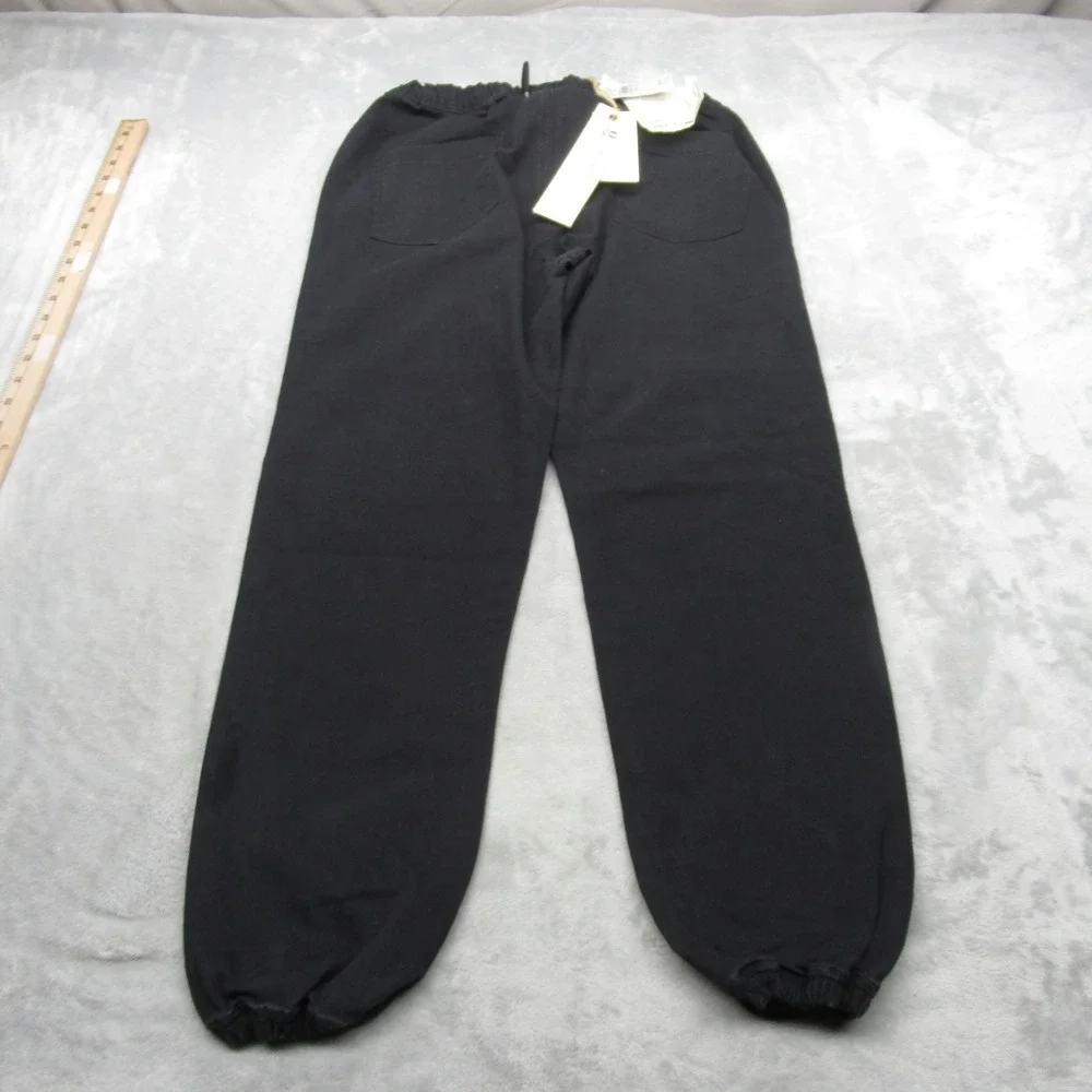 Kuwalla Tee‎ Pants Mens Small Black Drawstring Waist Combat Fit Jogger 29x26 NEW